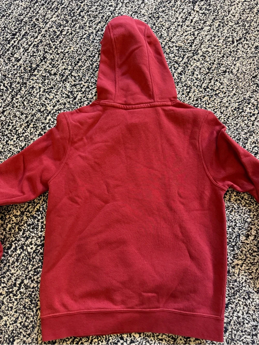Nike Boy’s Cardinal Red Crewneck Hoodie with Yellow USC Logo